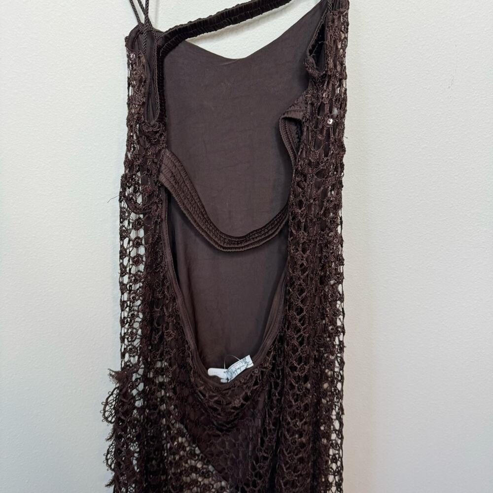 Free People Intimately NWT Smoke and Mirrors Slip Bodysuit Size M - Picture 9 of 12